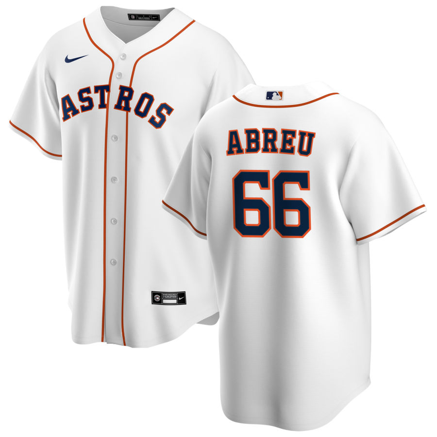 Nike Men #66 Bryan Abreu Houston Astros Baseball Jerseys Sale-White